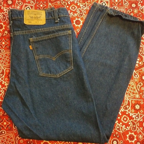 vintage levis 505 orange tab